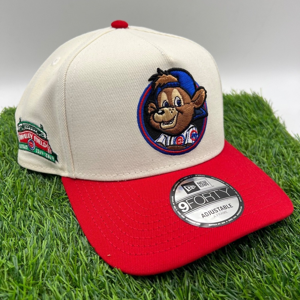 New Era Chicago Cubs MLB Two Tone 100 Year Patch 9Forty A Frame Snapback Hat New